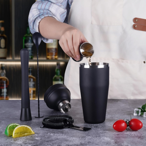 JWJIUEJIU 5 Par�a Shaker & Kokteyl Seti