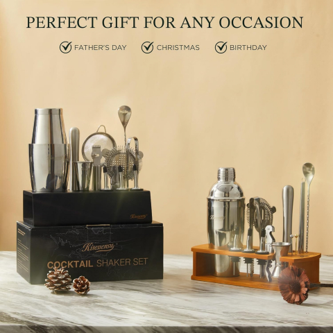 KITESSENSU 15 Par�a Shaker & Kokteyl Seti