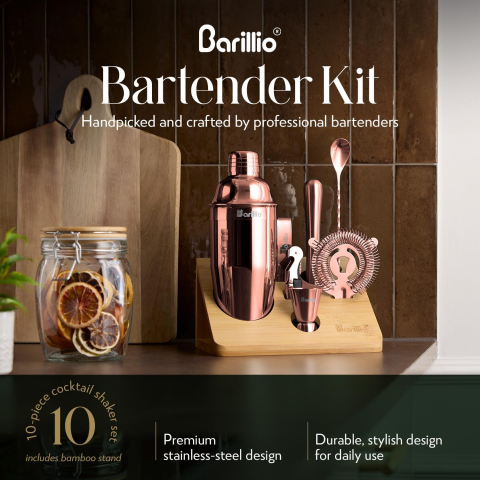 barillio 10 Par�a Shaker & Kokteyl Seti