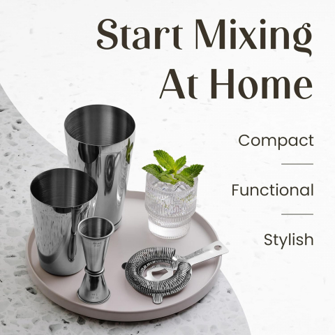 Mixology & Craft 3 Par�a Shaker & Kokteyl Seti