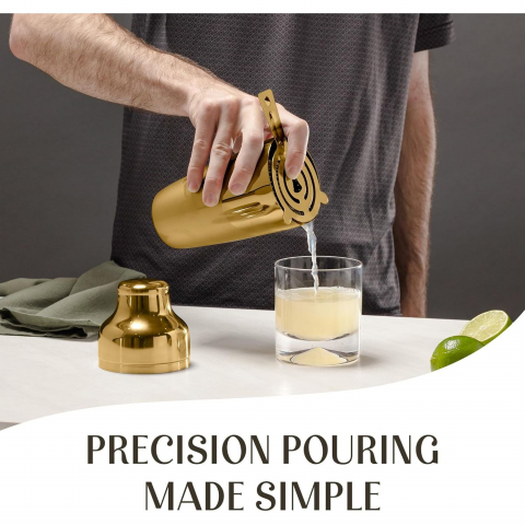 Mixology & Craft Cocktail Shaker Set (10 Para)