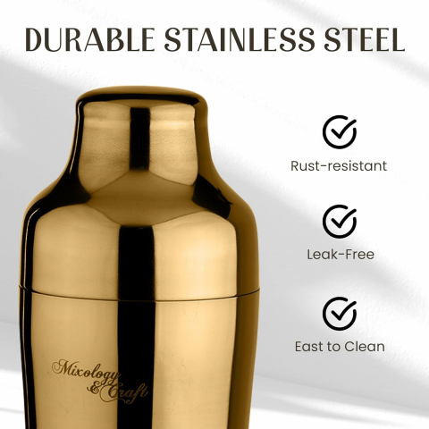 Mixology & Craft Cocktail Shaker Set (10 Para)