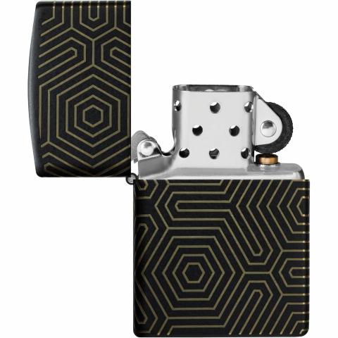Zippo Geometrik �izgili �akmak