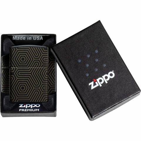 Zippo Geometrik �izgili �akmak