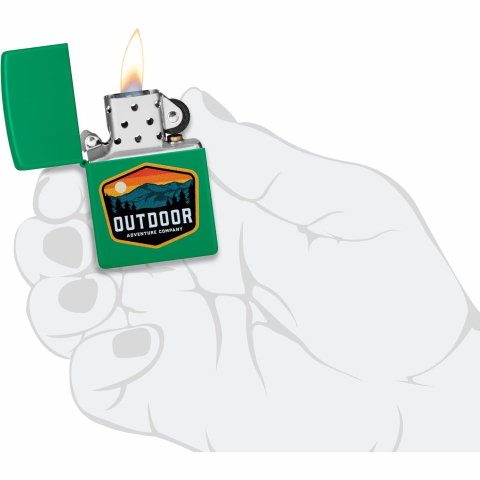 Zippo Mat Ye�il D�� Mekan �akmak