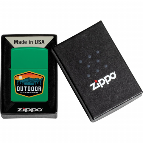 Zippo Mat Ye�il D�� Mekan �akmak