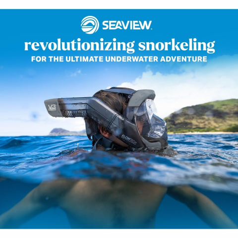 Seaview 180 V3 Tam Y�z �norkel Maskesi
