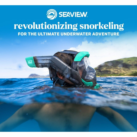 Seaview 180 V3 Tam Y�z �norkel Maskesi