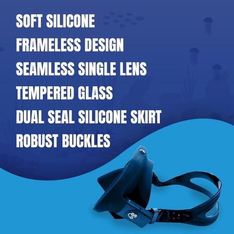Spartacus �er�evesiz Ultra Clear Tek Cam Dal�� Maskesi
