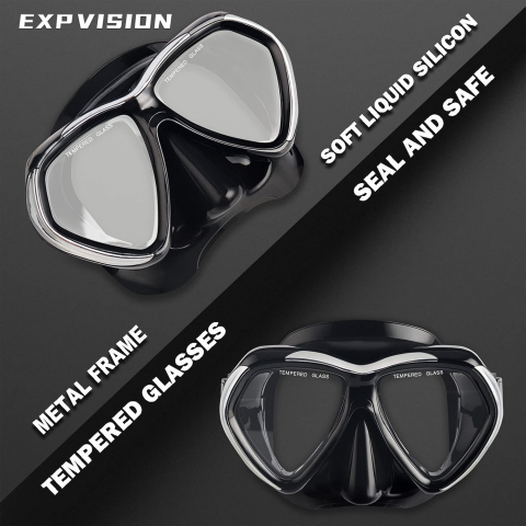 EXP VISION Yeti�kin �ift Caml� Bu�u �nleyici Dal�� Maskesi