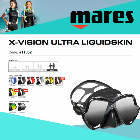 MARES X-Vision Ultra Liquidskin Dal�� Maskesi