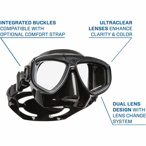 SCUBAPRO Zoom Ultra Clear �ift Caml� Dal�� Maskesi