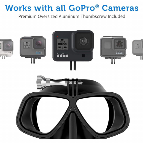 OCTOMASK GoPro Uyumlu �er�evesiz Dal�� Maskesi