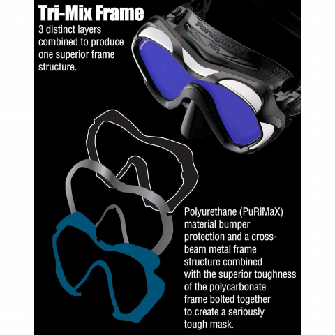 TUSA M-1007 Paragon S Profesyonel Scuba Dal�� Maskesi