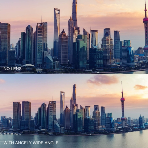 ANGFLY 4K 2'si 1 Arada Geni Al Lens ve Sper Makro Lens