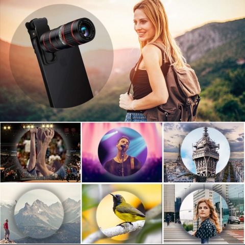 VPKID 2si 1 Arada Telefon Lens Seti