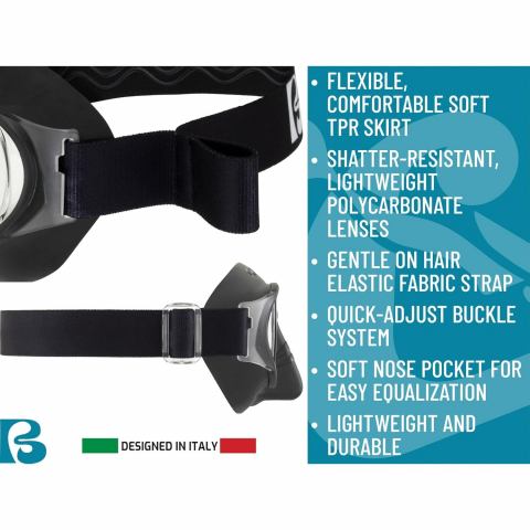 Cressi Yeti�kin �ift Caml� �norkel Maskesi