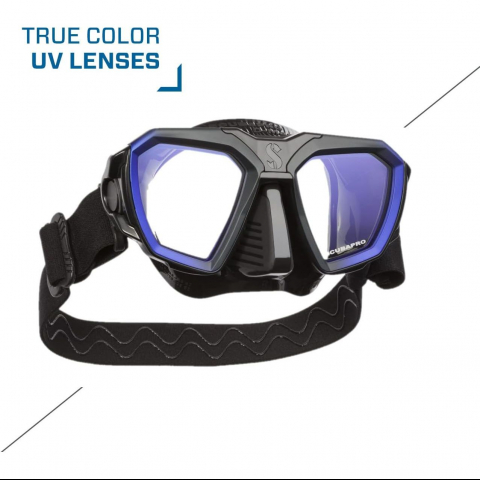 SCUBAPRO D-Mask �ift Caml� Profesyonel Dal�� Maskesi