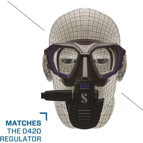 SCUBAPRO D-Mask �ift Caml� Profesyonel Dal�� Maskesi