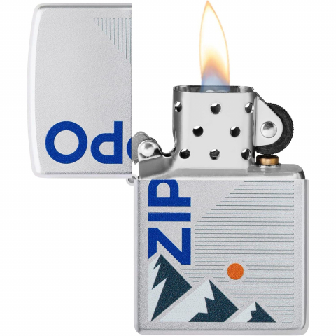 Zippo Mountain Design Street Chrome R�zgar Ge�irmez �akmak
