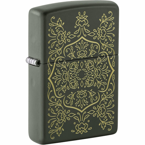 Zippo Floral Mandala Design Armor R�zgar Ge�irmez Benzinli �akmak