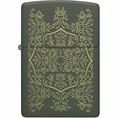 Zippo Floral Mandala Design Armor R�zgar Ge�irmez Benzinli �akmak