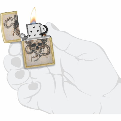 Zippo Design Street Chrome R�zgar Ge�irmez Benzinli �akmak