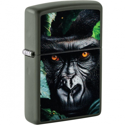 Zippo Gorilla Design Green Matte R�zgar Ge�irmez �akmak