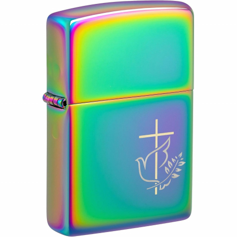 Zippo Cross Engraved Multi Color R�zgar Ge�irmez �akmak