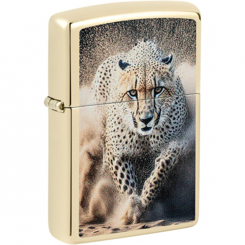 Zippo Cheetah Running Champagne R�zgar Ge�irmez �akmak