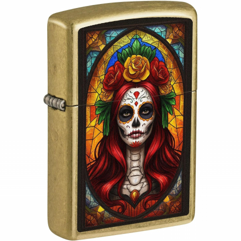 Zippo Vitray �eker Kafatas� �akmak