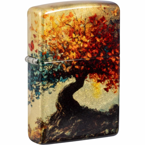 Zippo Kelebekli Hayat A�ac� �akmak