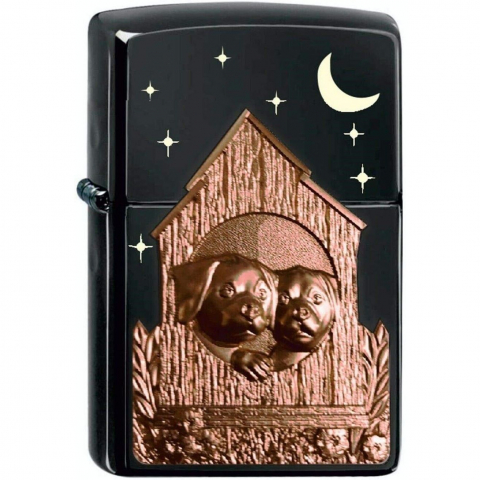 Zippo K�pek Kul�besi Amblemi �akmak