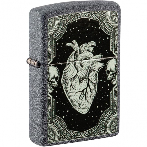 Zippo Kalp Tasar�ml� Demir Ta�l� �akmak