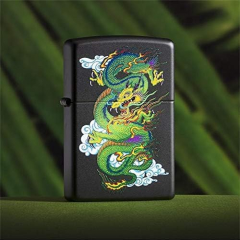 Zippo Ejderha Kaplan Desenli �akmak