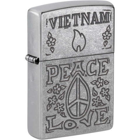 Zippo Vietnam Sava�� Bar�� Ve Sevgi Krom �akmak