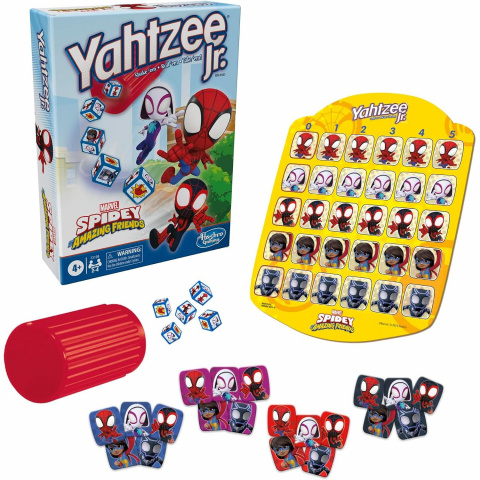 Hasbro Gaming Yahtzee Jr. Marvel Edition Kutu Oyunu
