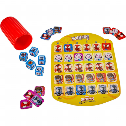 Hasbro Gaming Yahtzee Jr. Marvel Edition Kutu Oyunu