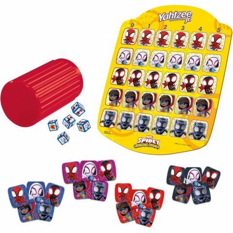 Hasbro Gaming Yahtzee Jr. Marvel Edition Kutu Oyunu