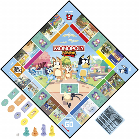 Hasbro Gaming Monopoly Junior Bluey Edition Kutu Oyunu
