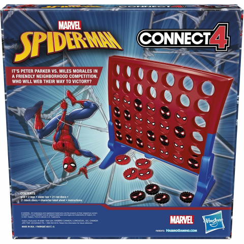 Hasbro Gaming Connect 4 Marvel Spider-Man Edition Kutu Oyunu