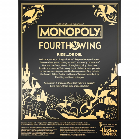 MONOPOLY Fourth Wing Edition Kutu Oyunu