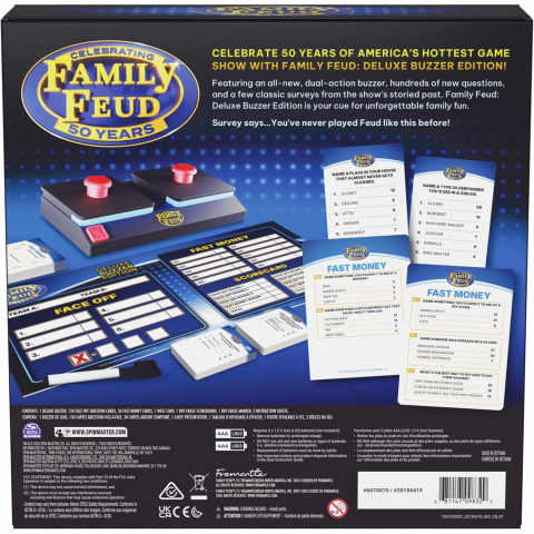 Spin Master Games Family Feud: Deluxe Buzzer Edition Kutu Oyunu