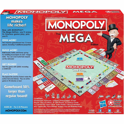 MONOPOLY Mega Edition Kutu Oyunu