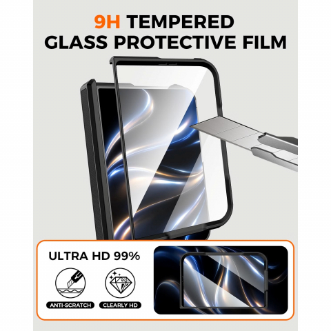 NINKI iPhone Duo Manyetik Gizli Standl� Mente�eli K�l�f-Black
