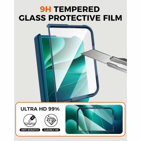 NINKI iPhone Duo Manyetik Gizli Standl� Mente�eli K�l�f-Blue