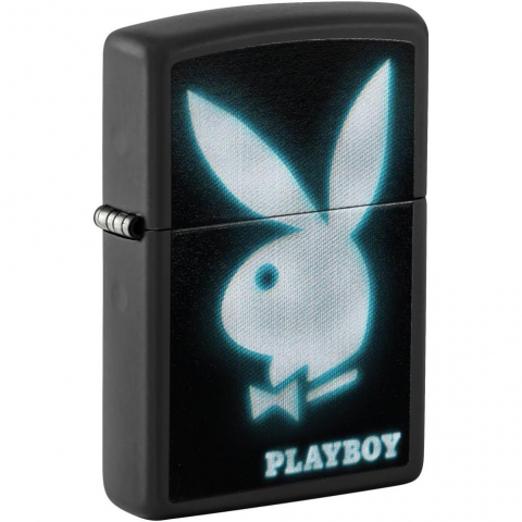 Zippo Playboy Blur Design Black Matte �akmak