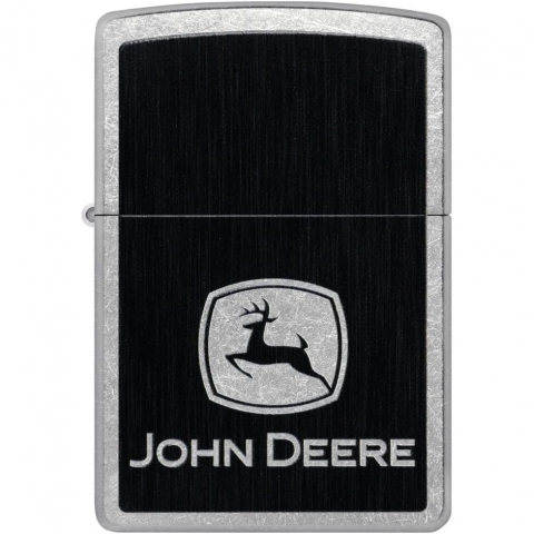 Zippo John Deere Chrome Design Street Chrome �akmak