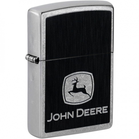 Zippo John Deere Chrome Design Street Chrome �akmak