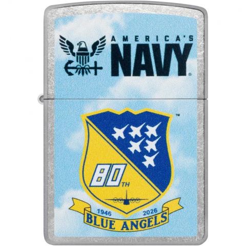 Zippo United States Navy Blue Angels Design Street �akmak
